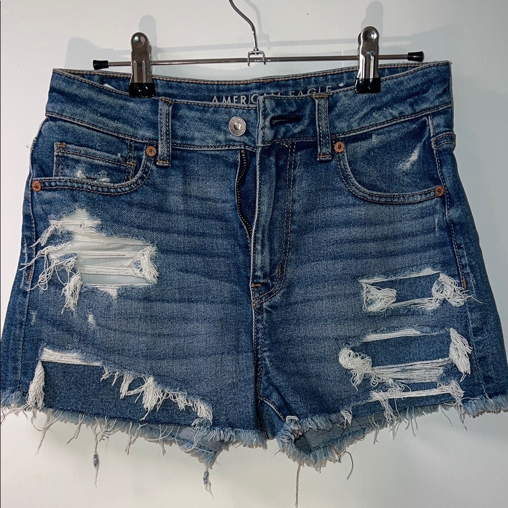AE Distressed Jean Shorts
